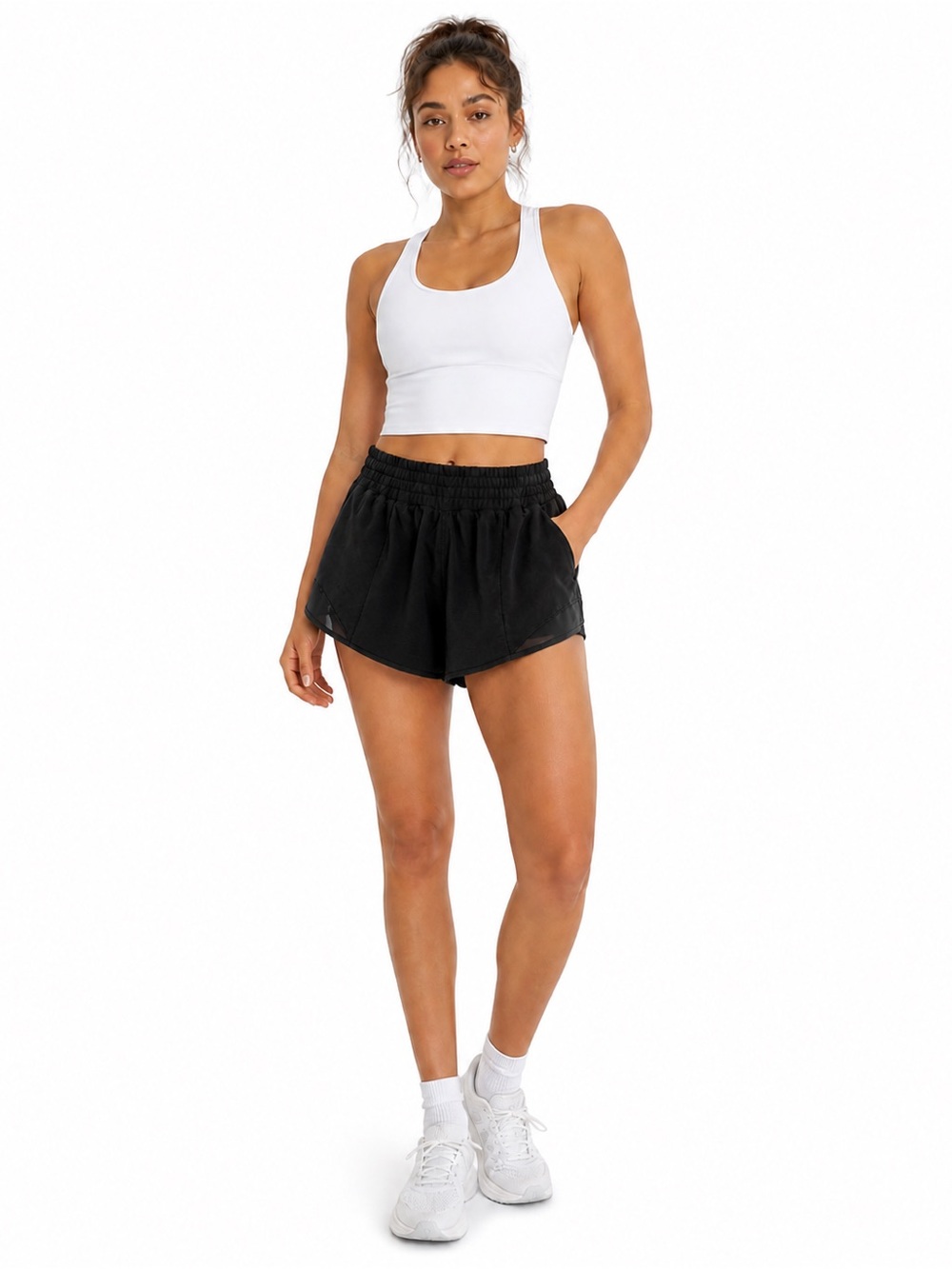 Lululemon Hotty Hot 4” Black Athletic Shorts Size 8